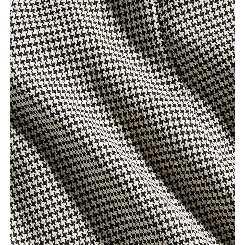 On 34th Macy’s Women’s nwt new woven houndstooth black white pencil skirt size 4 - Picture 5 of 8